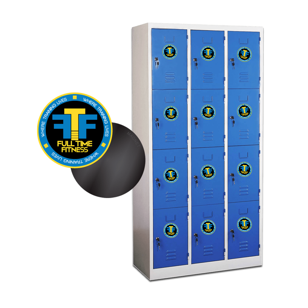 Full Time Fitness Locker and Magnets